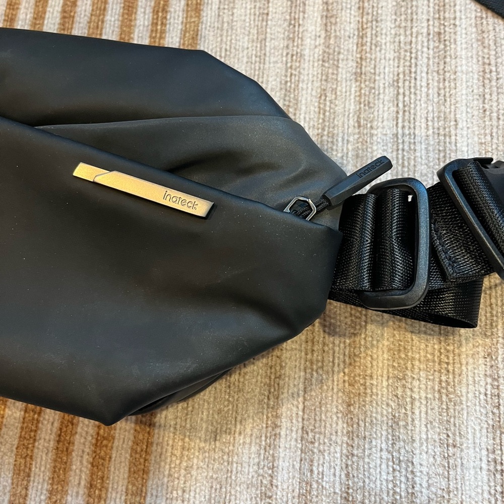 Inateck Black Crossbody / Sling Bag 13” x 6” – Water-Resistant - Picture 8 of 10